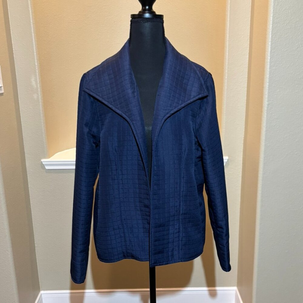For Cynthia Dark Academia Navy Blue Jacket Blazer Size XL